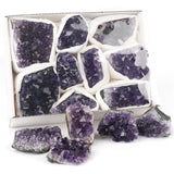 1 Box Amethyst Raw Crystals