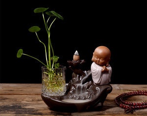 Cozy Buddha LED Vase Incense Burner