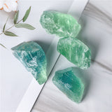 1 Box Green Fluorite Raw Crystals