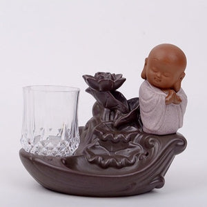 Cozy Buddha LED Vase Incense Burner