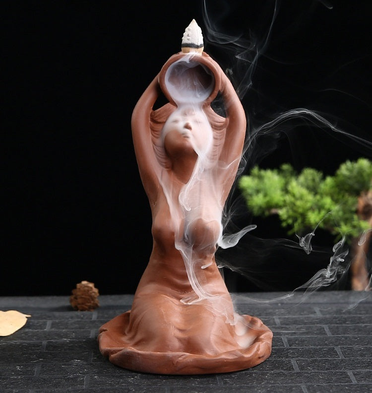 Lady in a Bath Incense Burner