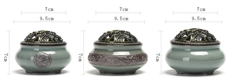 Elegant Ceramic Incense Burner