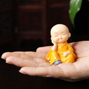 No Evil Monk Figurines