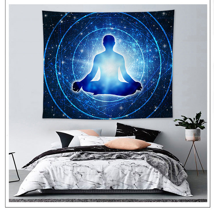 Dream Aura Yoga Tapestry