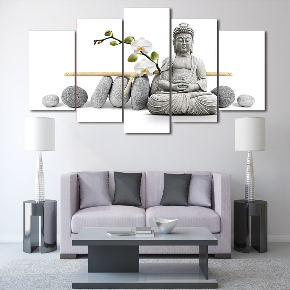 Stone Buddha Canvas