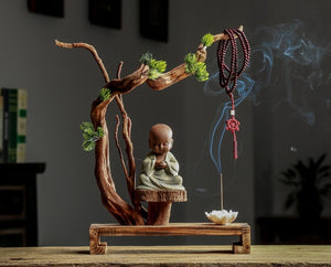 Weathered Tree Incense Burner