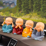 No Evil Monk Figurines