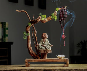 Weathered Tree Incense Burner