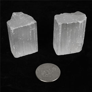 1 Box Selenite Raw Crystals