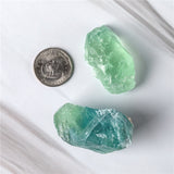 1 Box Green Fluorite Raw Crystals