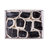 1 Box Black Tourmaline Raw Crystals