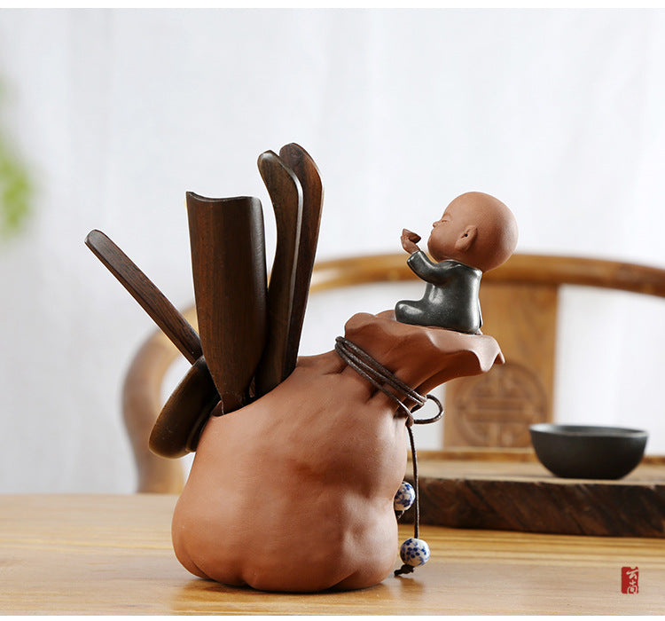 Cute Pouch Tea Accessories Set