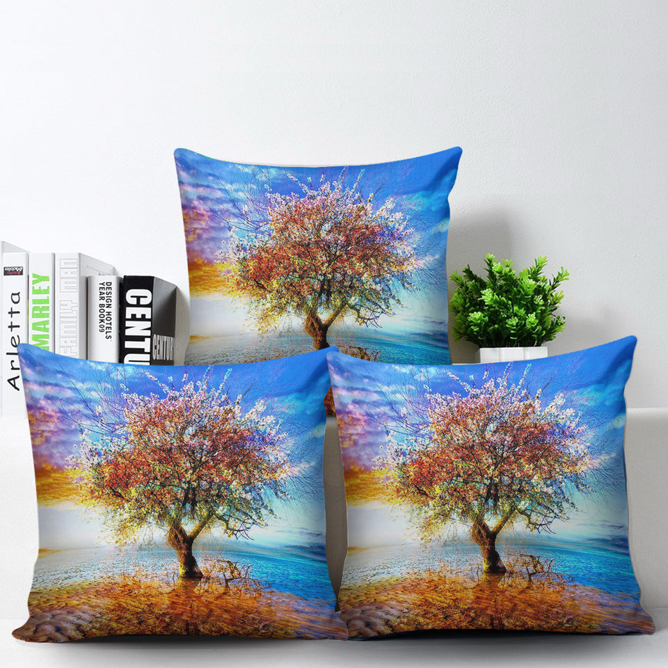 Lonely Tree Pillow Cover