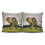 Majestic Elephant Pillow Cover