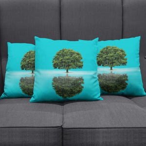 Reflection Tree Pillow Cover