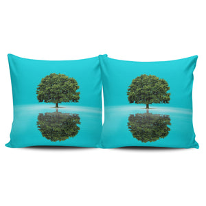 Reflection Tree Pillow Cover