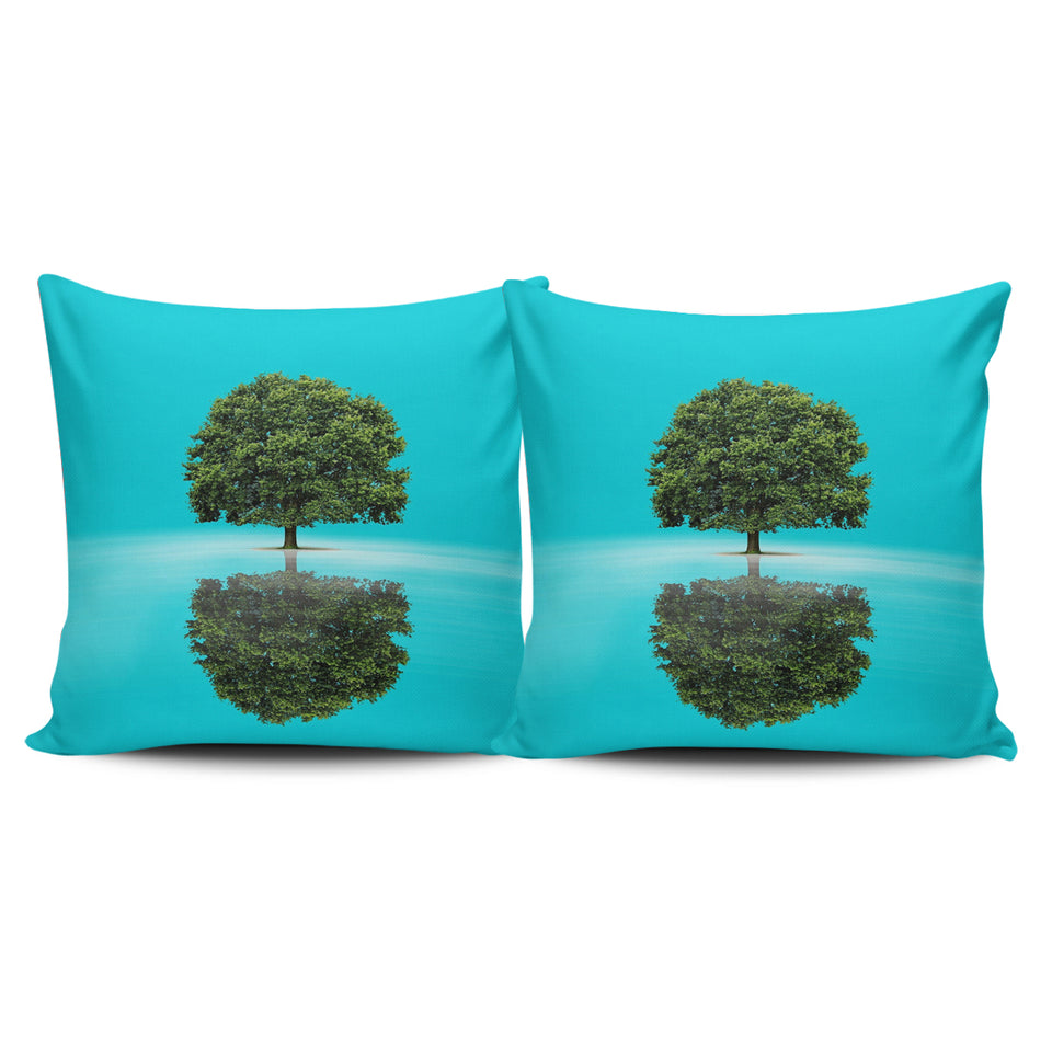 Reflection Tree Pillow Cover