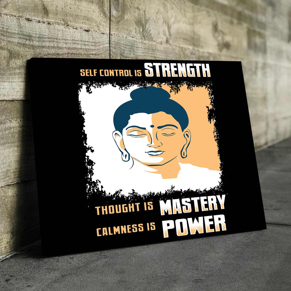 Strength, Mastery, Power Canvas Wall Art