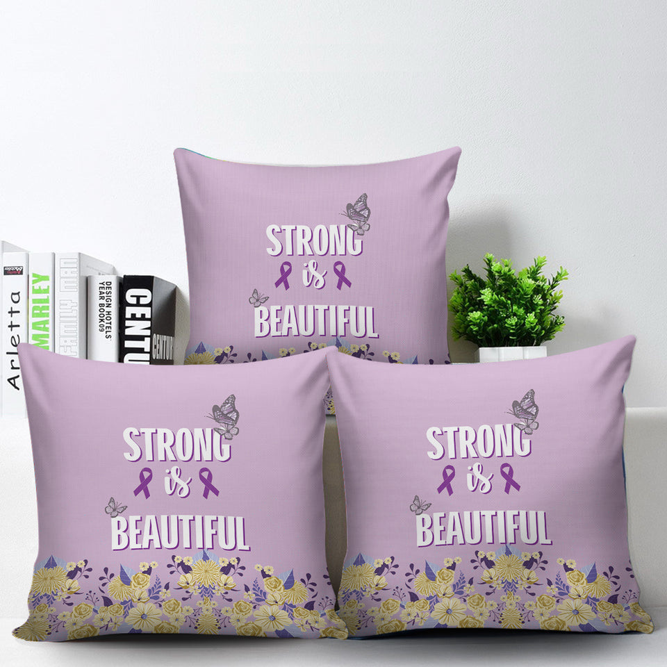 Strong & Beautiful Pillow Cover