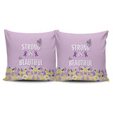 Strong & Beautiful Pillow Cover