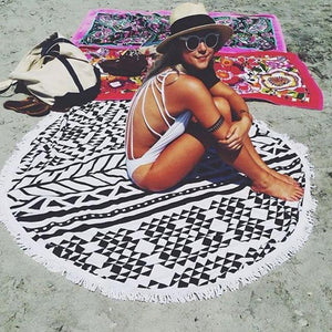 Aztec Beach Blanket Yoga Mat