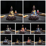Golden Buddha Backflow Incense Burner