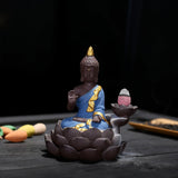 Golden Buddha Backflow Incense Burner