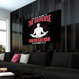 Universe & Meditation Canvas Wall Art