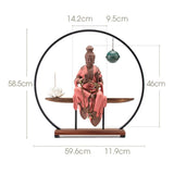 Large Red Buddha LED Incense Burner