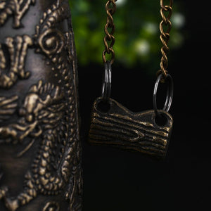 Bell - Small Tibetan Dragon Carved Buddha Bell