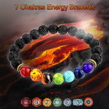 Bracelet - 7 Chakras Energy Bracelet.