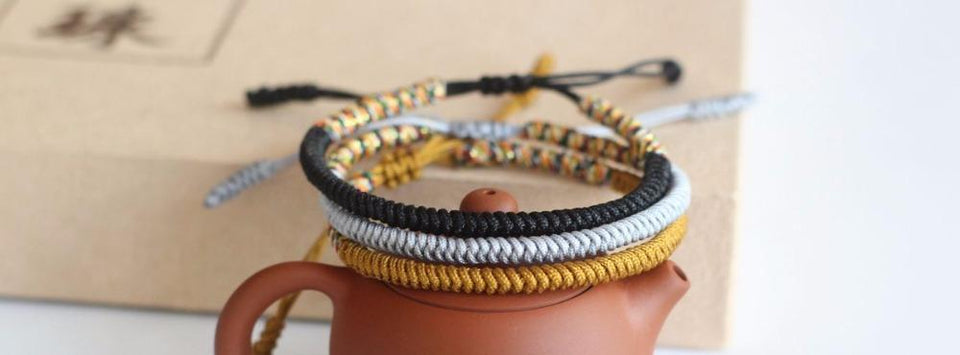 Bracelet - Multi Color Tibetan Buddhist Handmade Knots Lucky Rope Bracelet