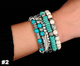 Bracelet - Turquoise Buddha Bracelet Set (5 Bracelets)