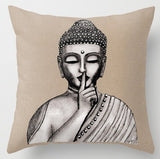 Buddha Pillow Cover - Hilltop Apparel