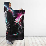 Buddha Pop Art Hooded Blanket