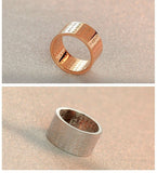Buddhist Sutra Ring. Titanium Steel or Rose Gold Plated. - Hilltop Apparel - 3