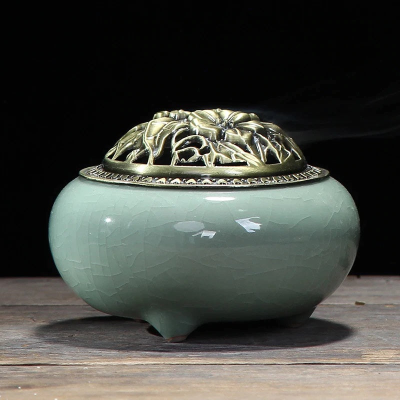 Vintage Ceramic Incense Burner