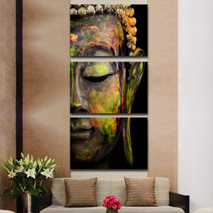 Canvas - 3 Pcs Buddha Canvas