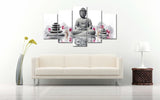 Canvas - Buddha & Orchid Canvas