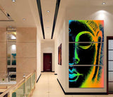 Canvas - Colorful Abstract Buddha Canvas