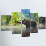 Canvas - Colorful Elephant Canvas