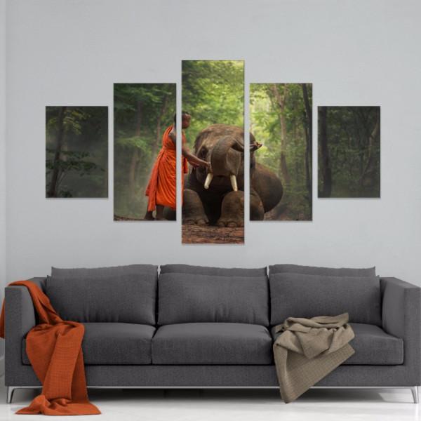 Canvas - Elephant Friendship Canvas