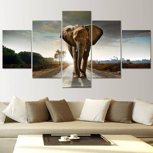 Canvas - Elephant's Journey Canvas