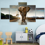 Canvas - Elephant's Journey Canvas