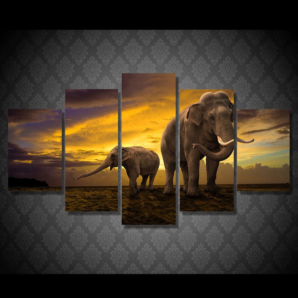 Canvas - Majestic Elephants Canvas