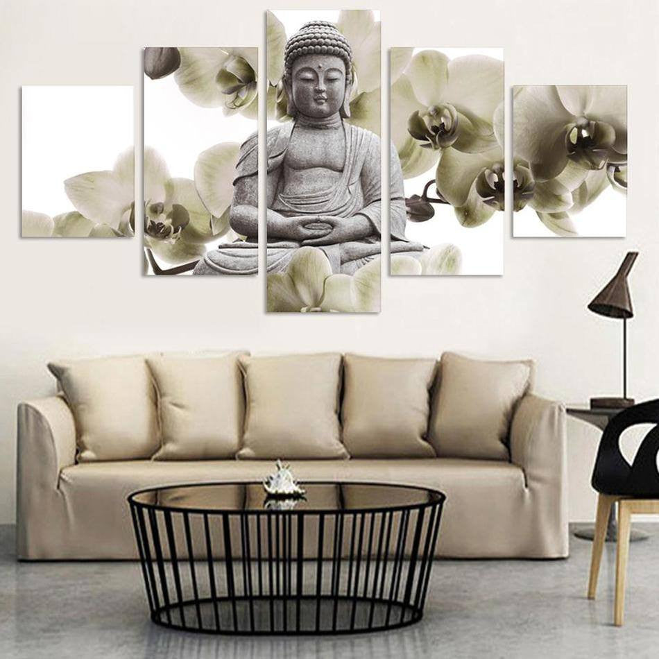 Canvas - Orchid Buddha Canvas