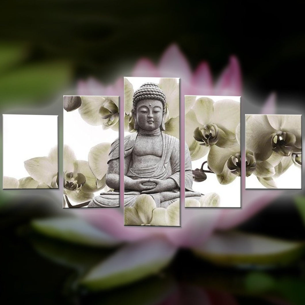 Canvas - Orchid Buddha Canvas