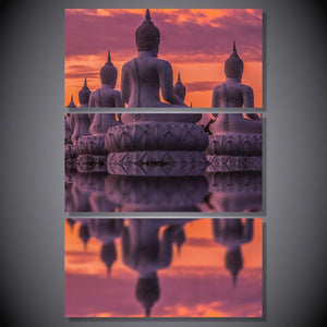 Canvas - Statue Sunset Canvas