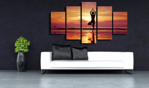 Canvas - Sunset Yoga Canvas