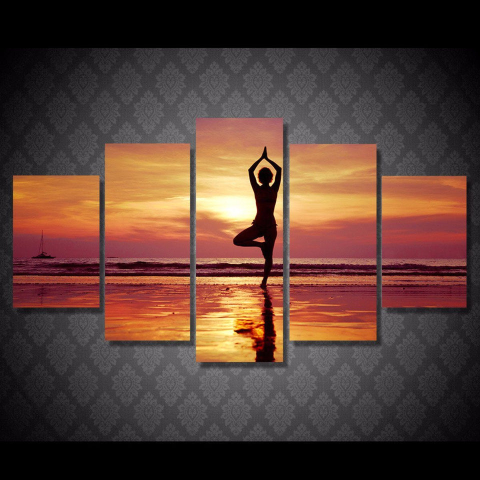 Canvas - Sunset Yoga Canvas
